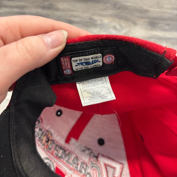 Ohio State Buckeyes 7-Time National Champions OS Top of the World Strapback Hat - Picture 5 of 7